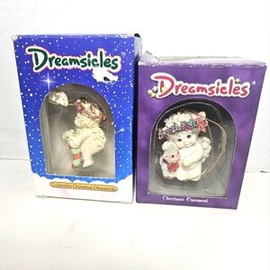 2 Dreamsicles Ornaments Vintage